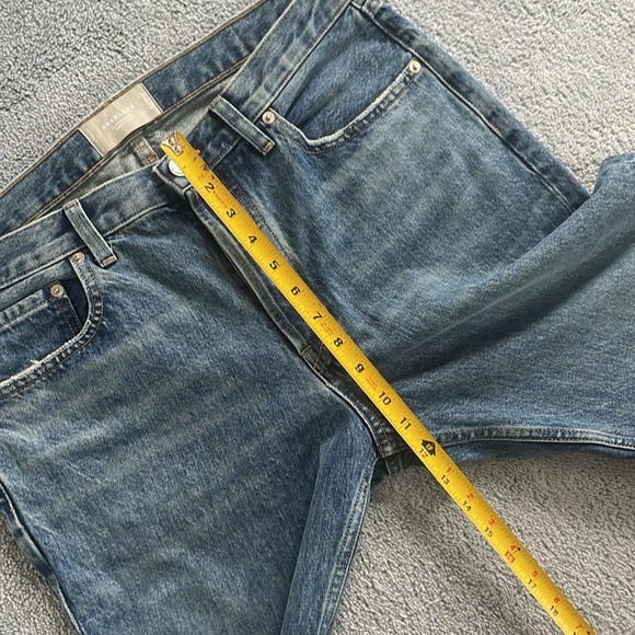 Everlane The Everybody Jean E7 Short Denim Pant Organic Cotton Unisex Minimalist - Picture 10 of 14